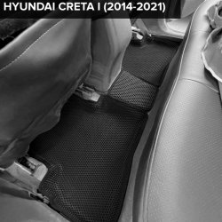 3D коврики EVA с бортами Hyundai Creta I (2016-2021)