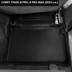 3D коврики EVA с бортами Chery Tiggo 8 Pro (2021-н.в.)
