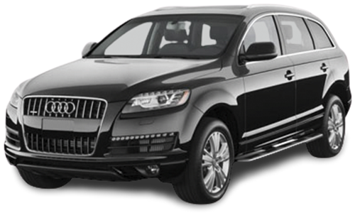 2D коврики EVA в салон и багажник на Audi Q7 I, 7 мест (2005-2015)