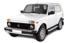 3D коврики EVA с бортами в салон  на Lada Нива 3-х дверная (1977-2020)